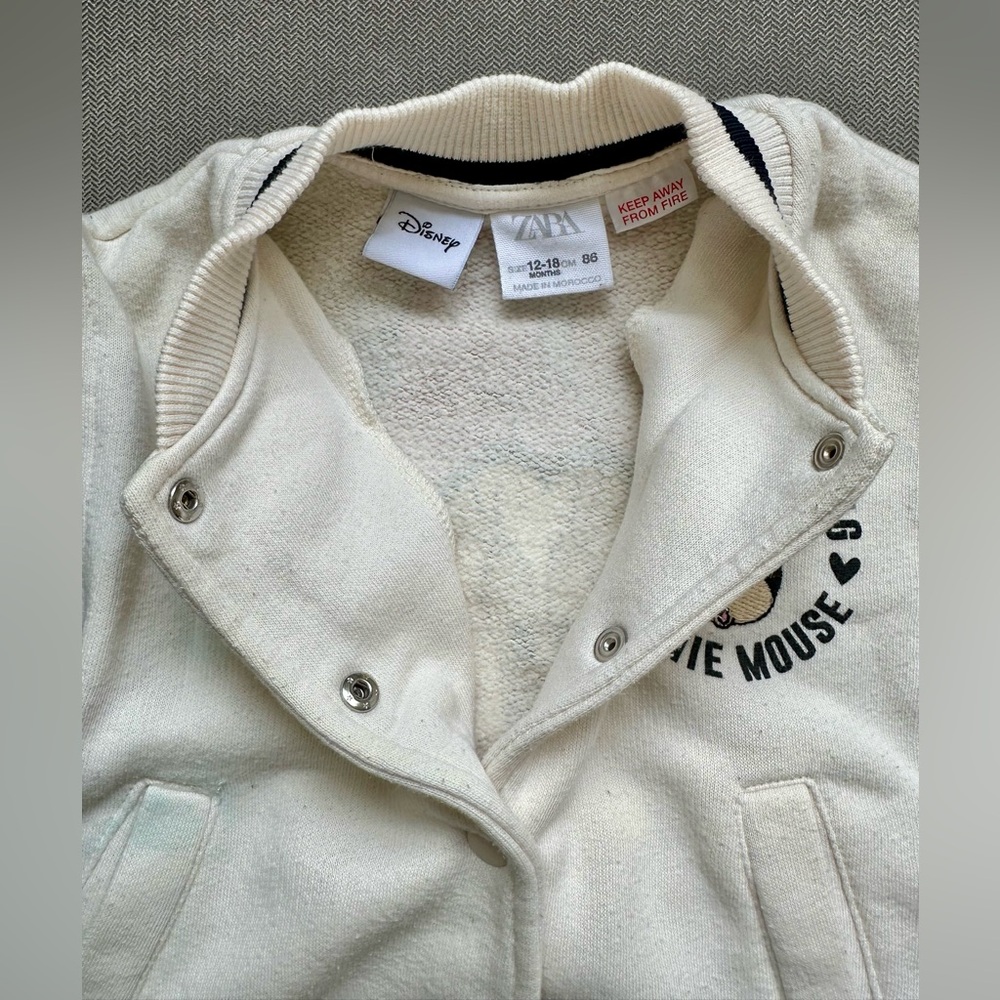Zara Minnie Mouse Varsity Jacket - Picture 4 of 4